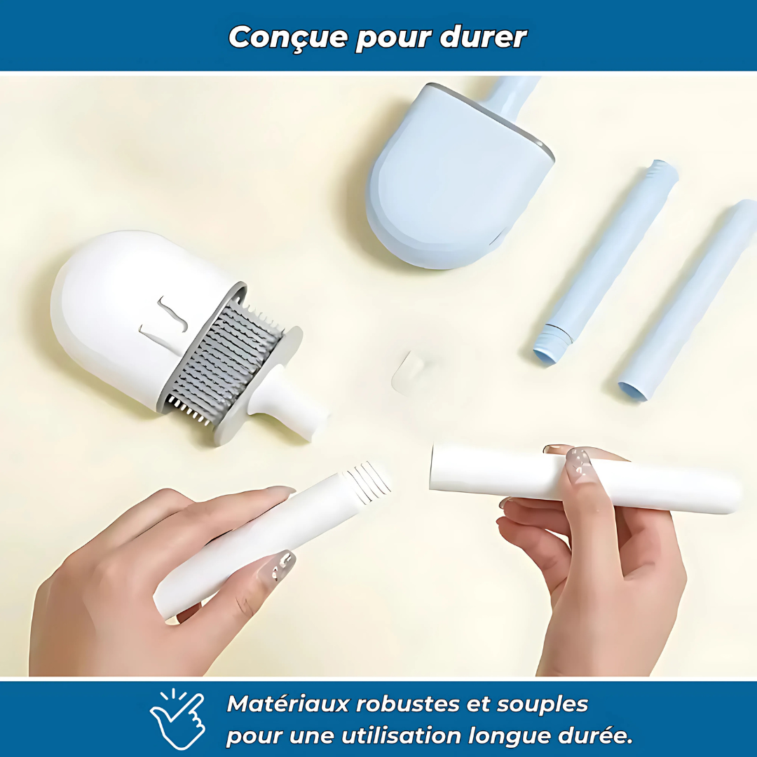 Brosse WC en silicone