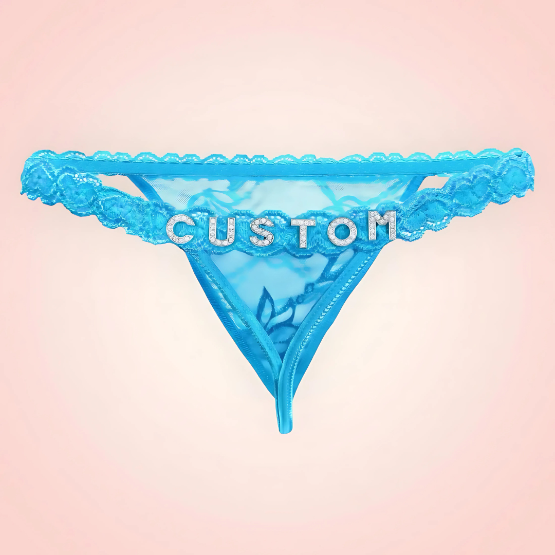 String Dentelle Personnalisé avec Prénom ou Message