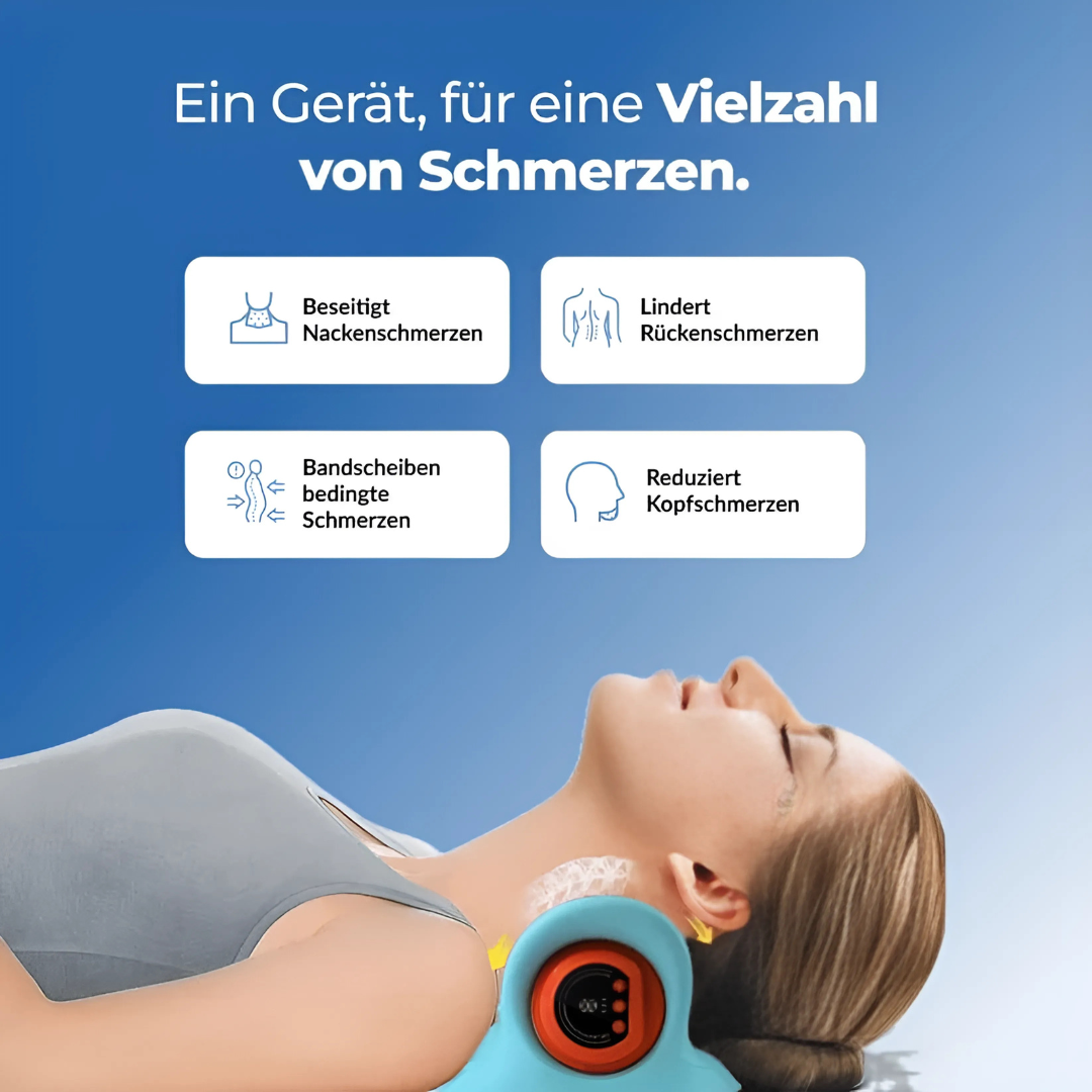 Ergonomischer 4-in-1 Nacken- und Rückenmassager
