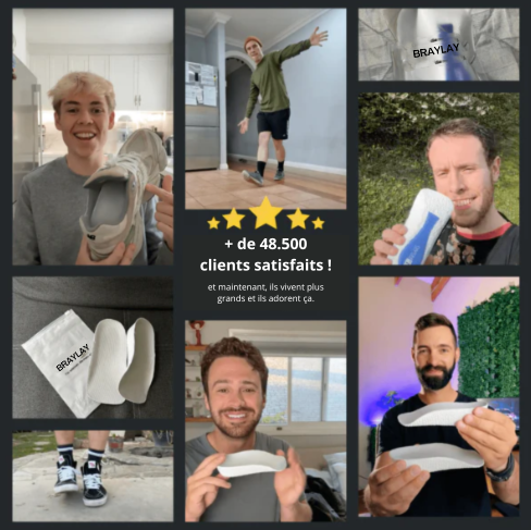 Semelles orthopédiques grandissantes