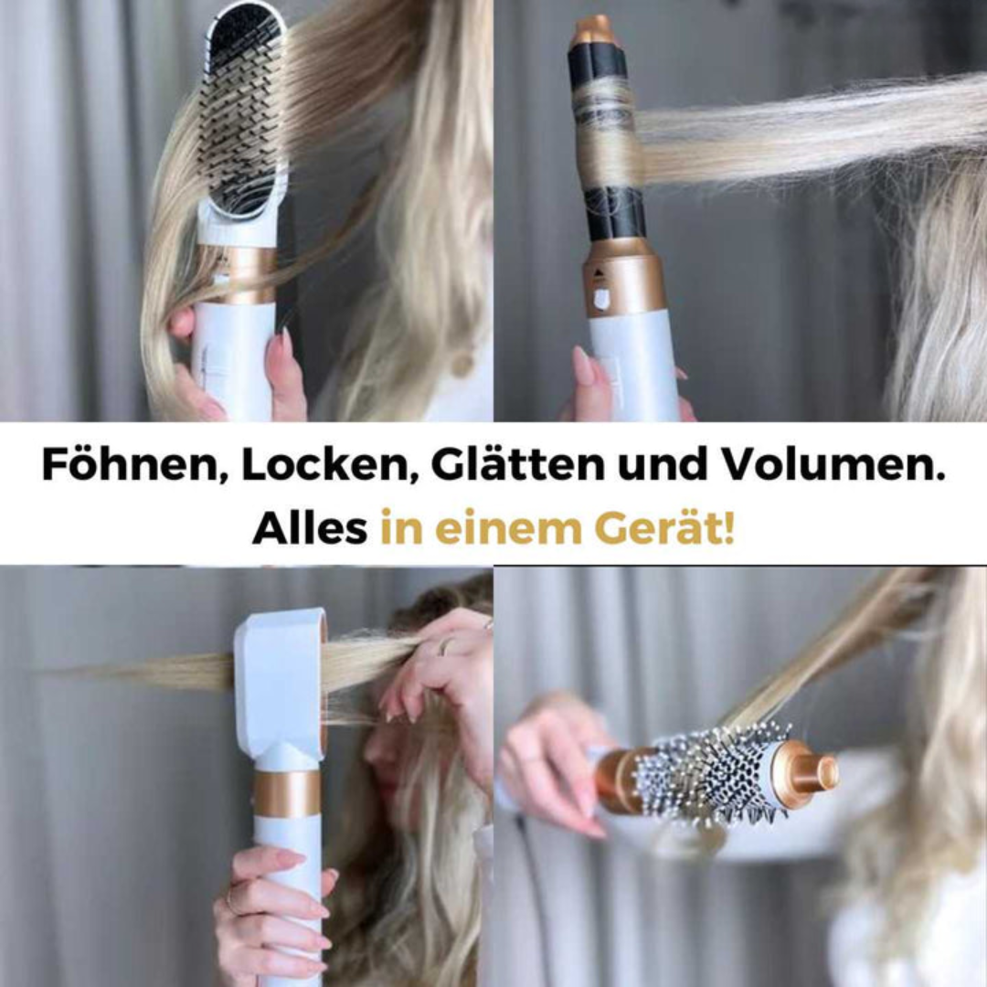 Sèche-cheveux 5-en-1 pour tous les types de cheveux