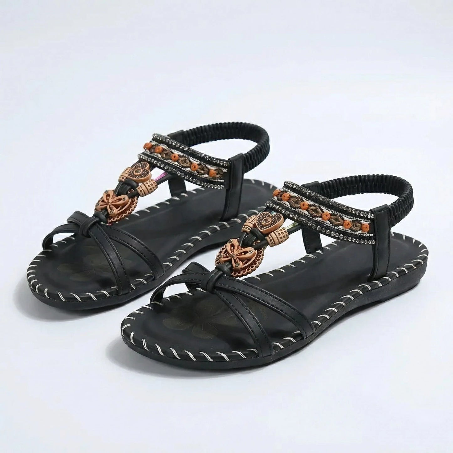 Bequeme Sandalen im Boho-Stil