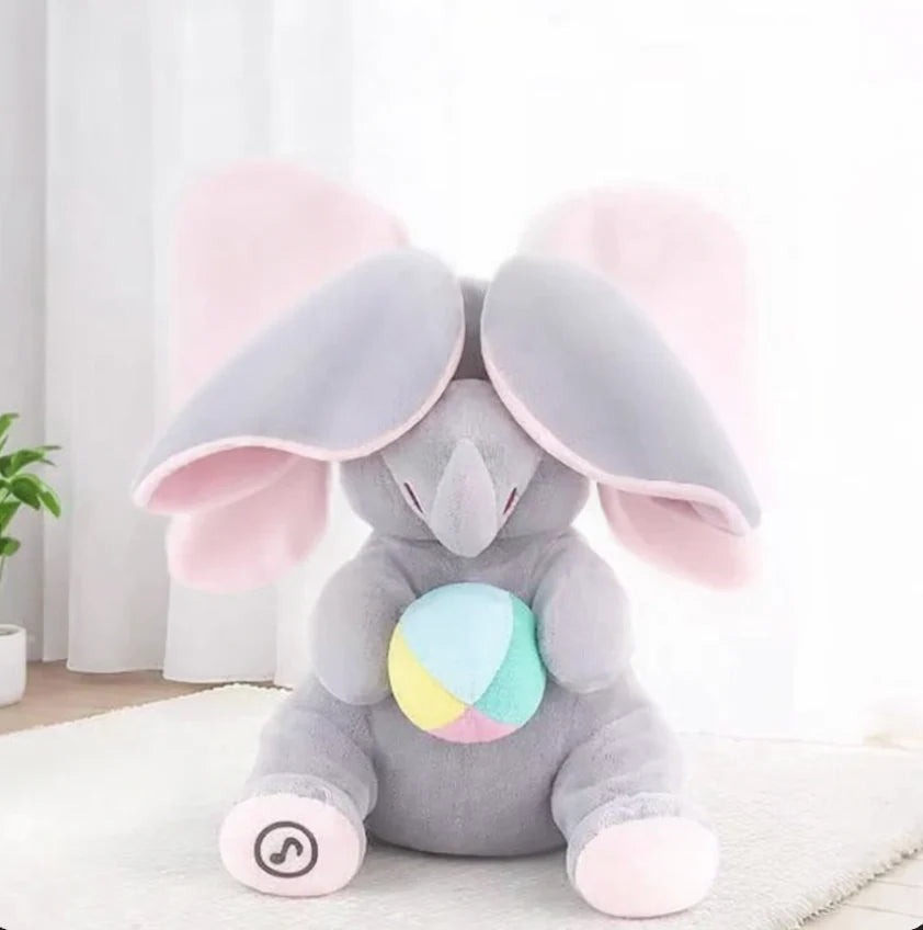 Peluche musicale éléphant pour bébé