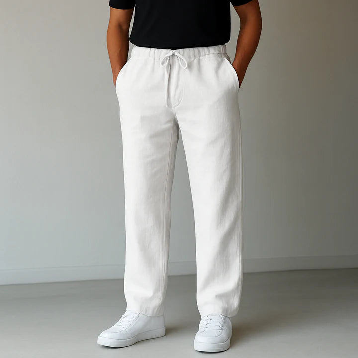 Pantalon ample en lin pour homme