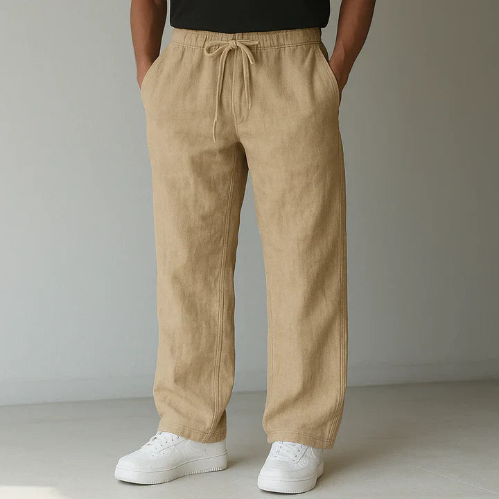 Pantalon ample en lin pour homme