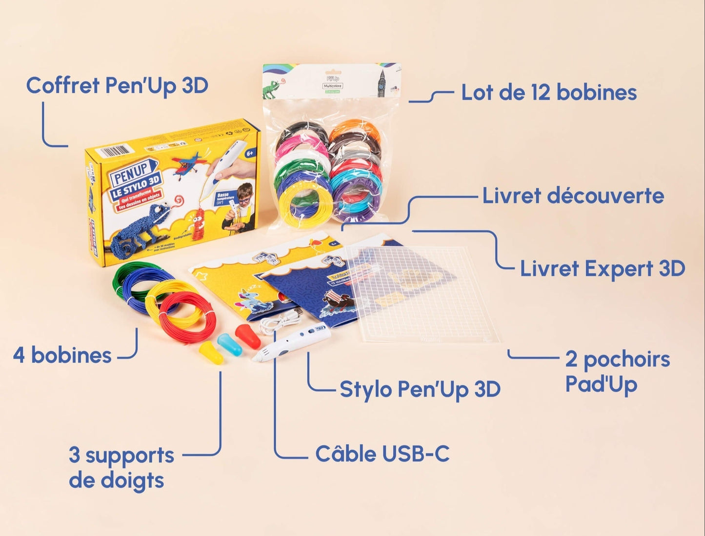 Pack Complet Pen'Up 3D