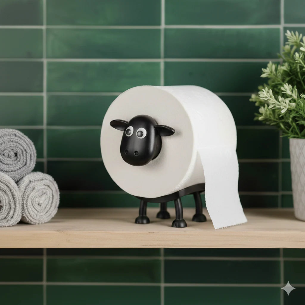 Distributeur papier toilette mouton