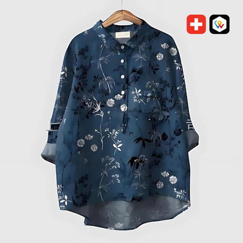 Chemise fluide à motif floral