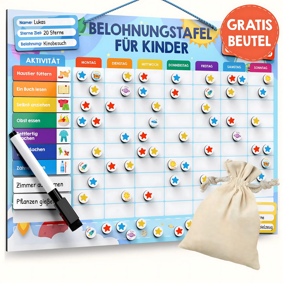 Belohnungstafel Kinder