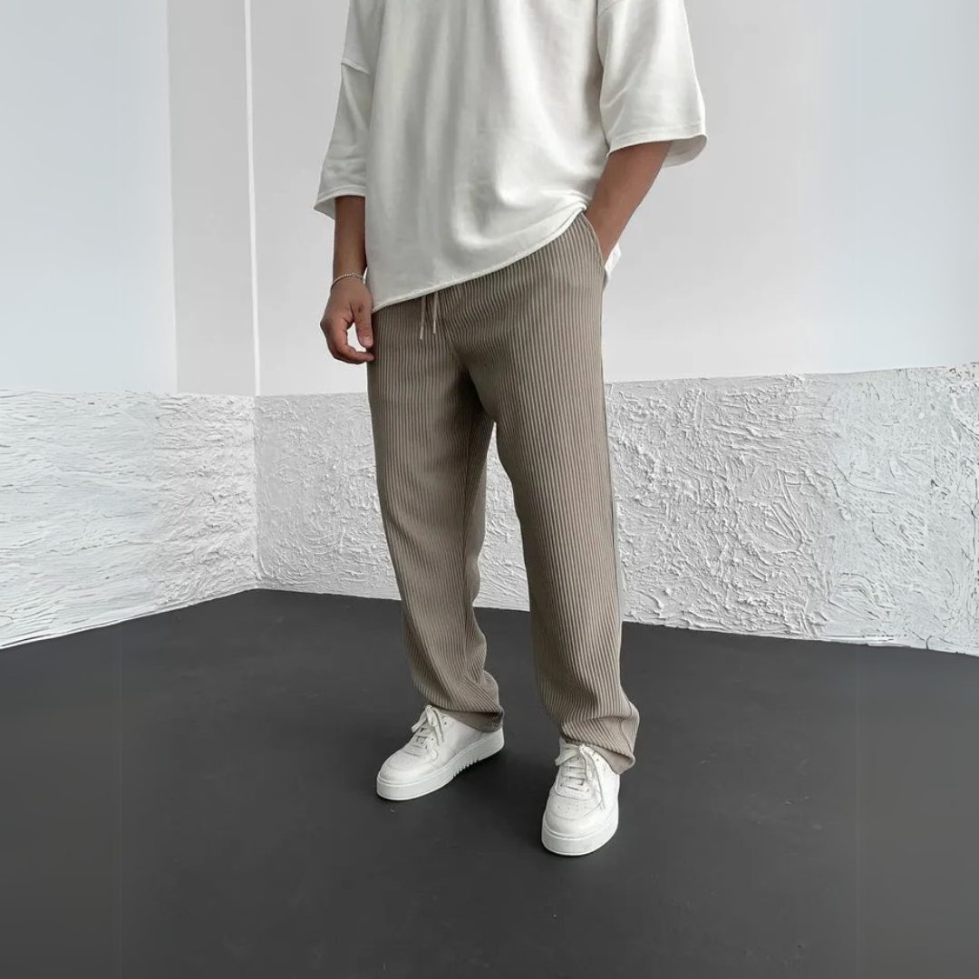 Ripp-Hose mit lockerem Sitz