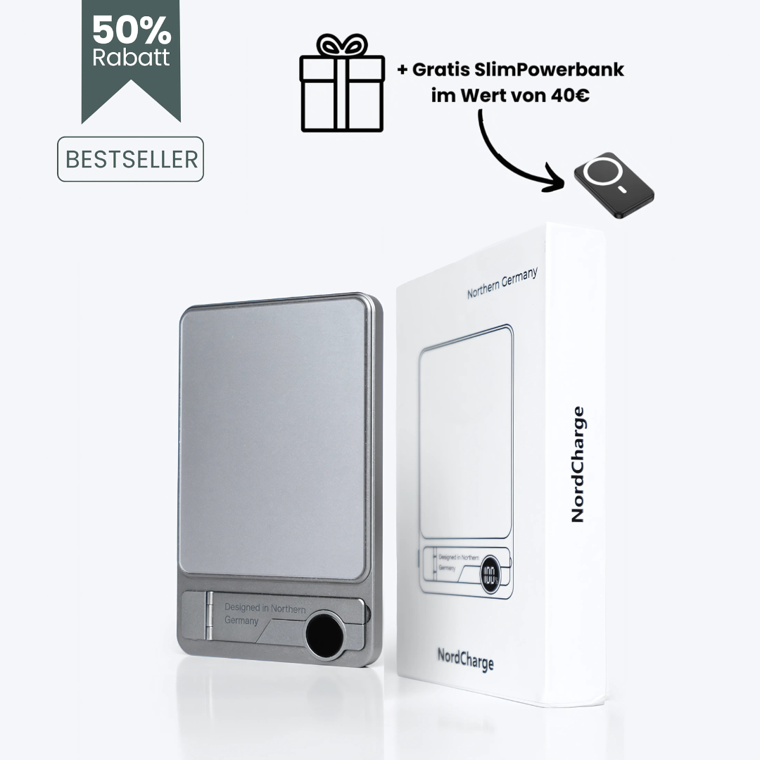 Magnetische Powerbank mit Display