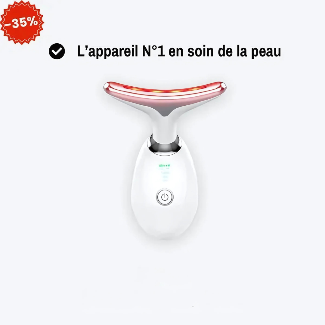 Appareil anti-âge pour visage à lumière LED