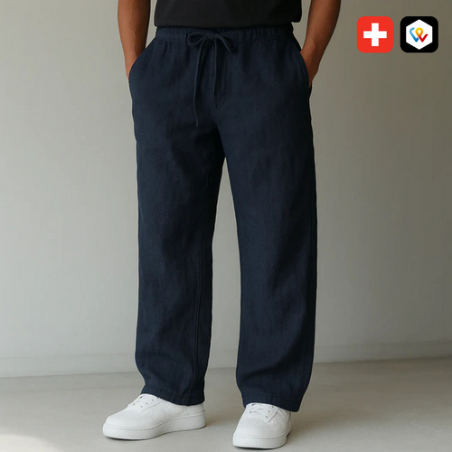 Pantalon ample en lin pour homme
