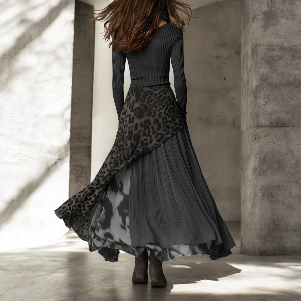 Elegantes langes Kleid für Damen