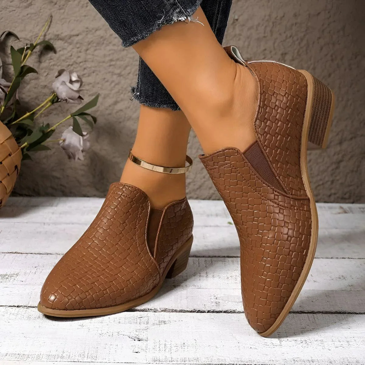 Chaussures Oxford en cuir