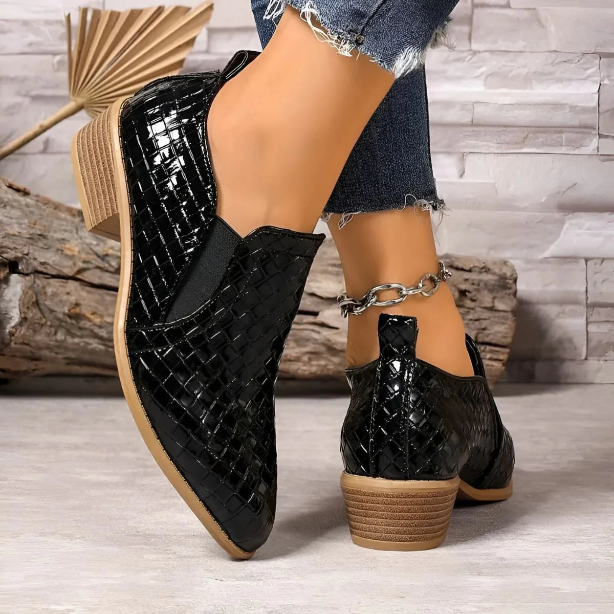 Chaussures Oxford en cuir