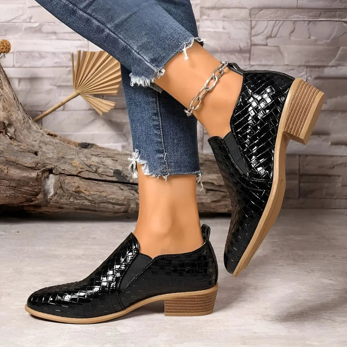 Chaussures Oxford en cuir