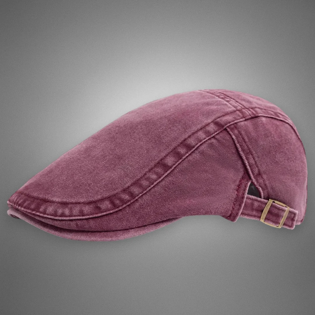 Béret plat vintage pour homme