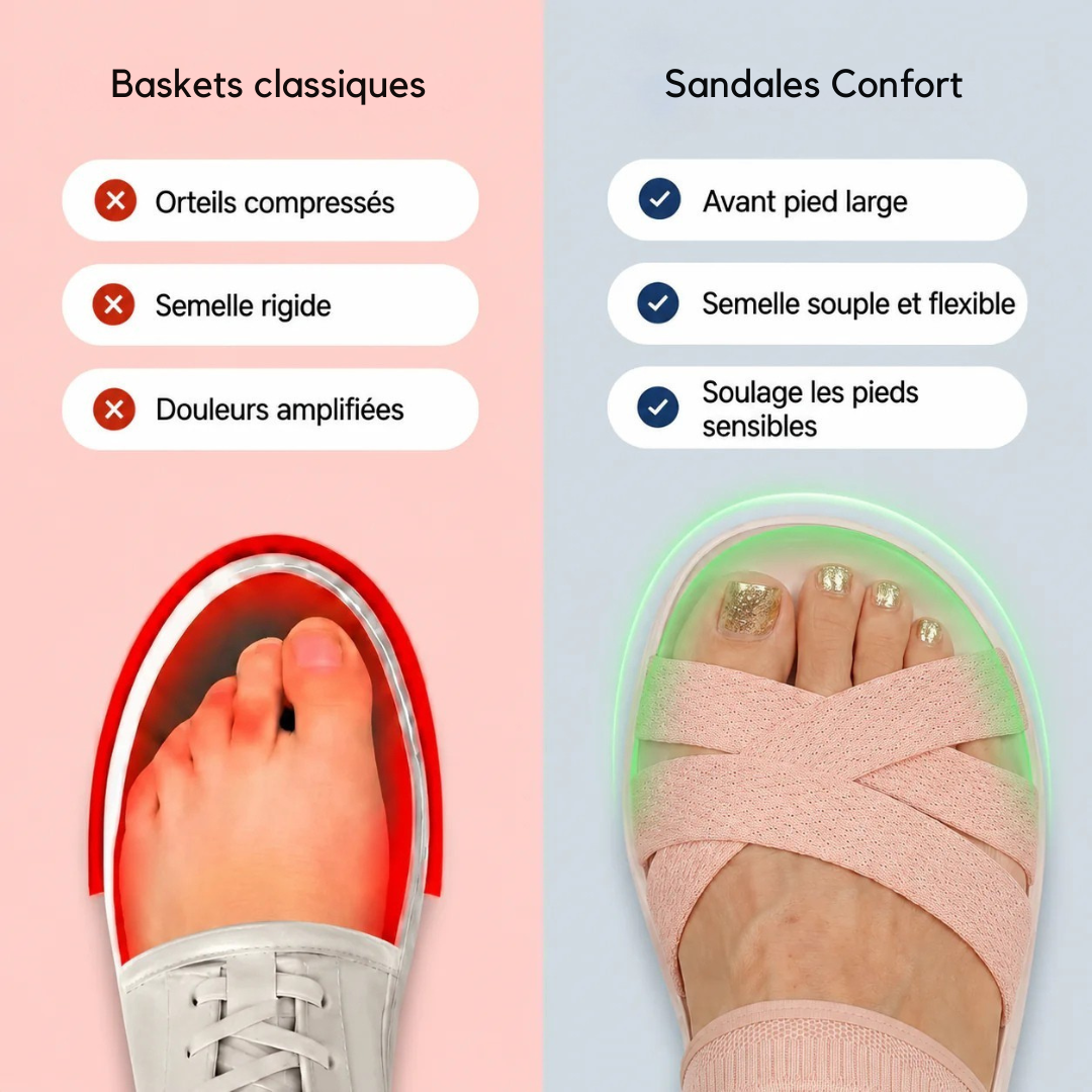 Sandales Confort Femme