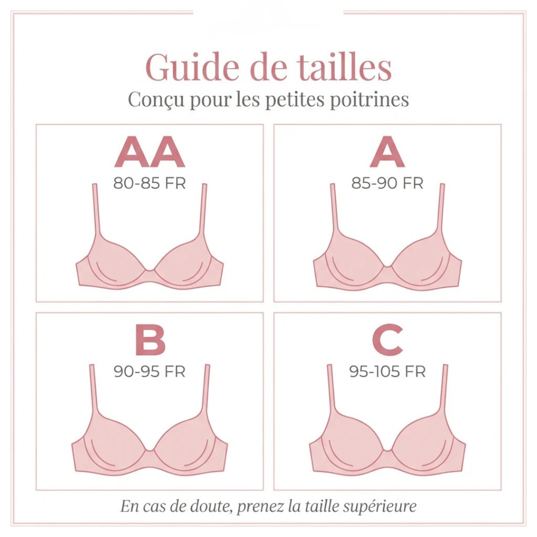 Soutien-gorge léger pour petites poitrines AA à C