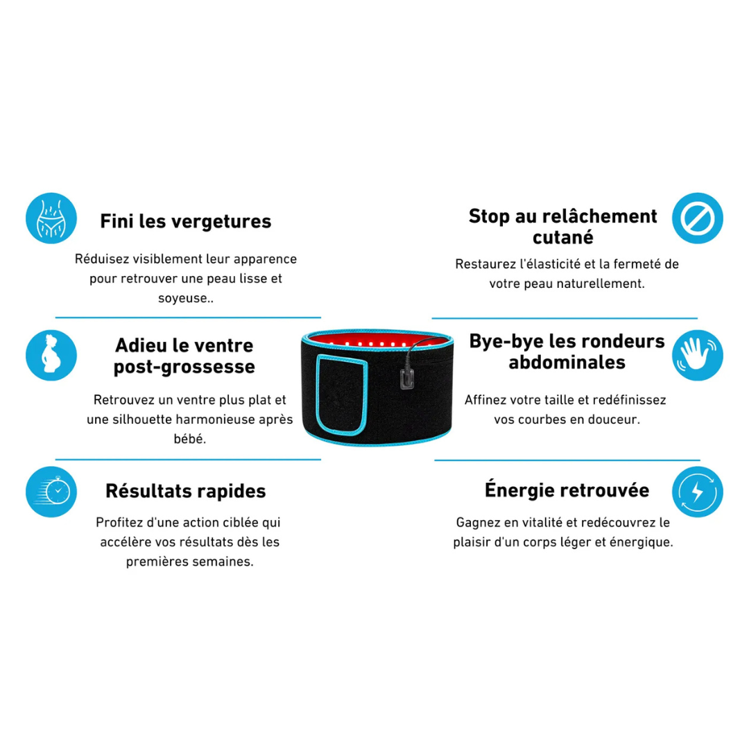 Ceinture de Lumière Rouge Thérapeutique