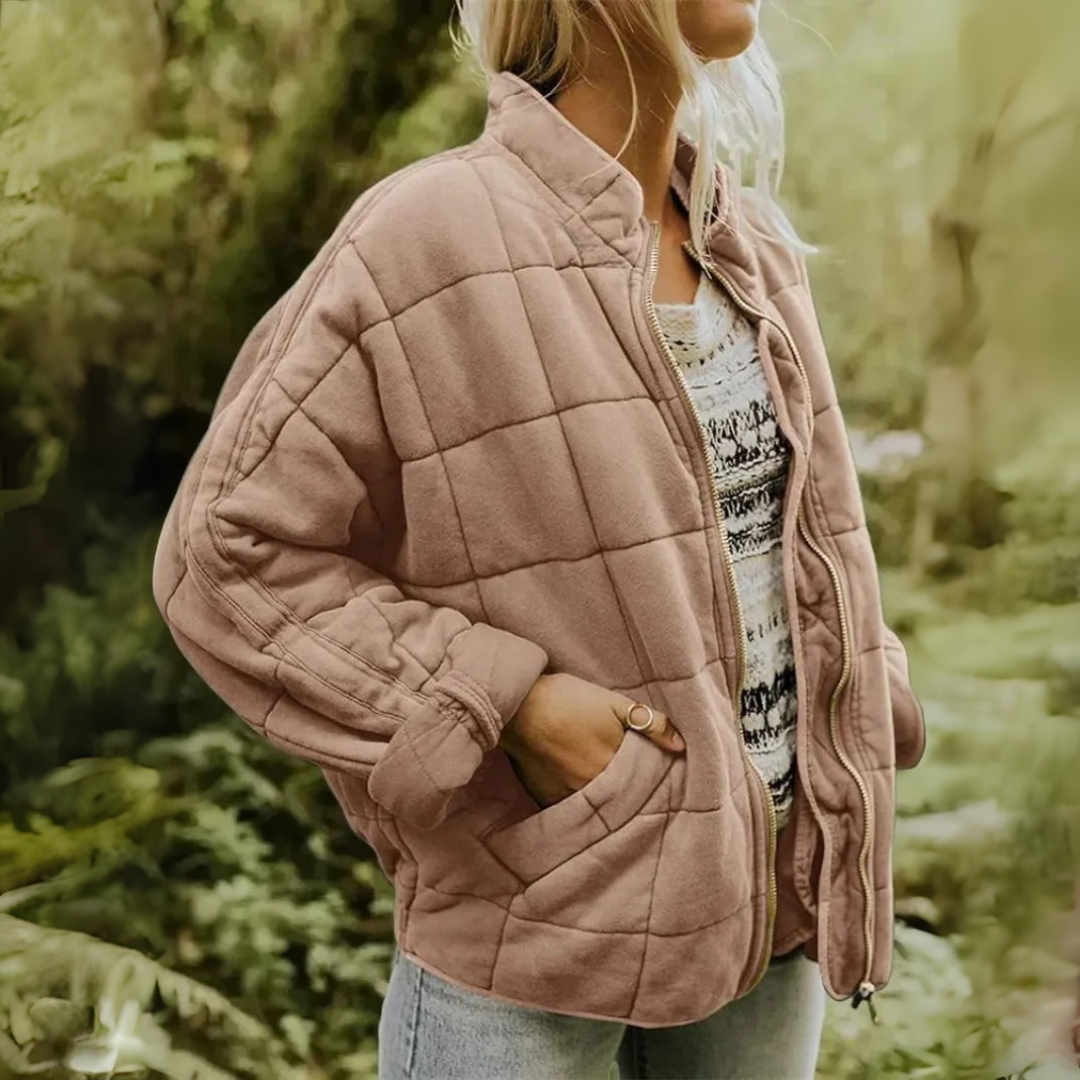 Gefütterte Oversize-Jacke Damen