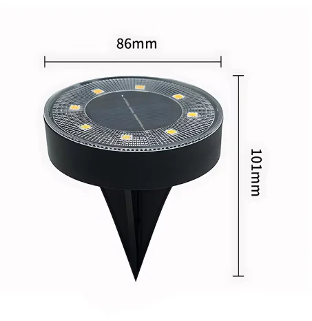 Solar-LED-Gartenleuchte