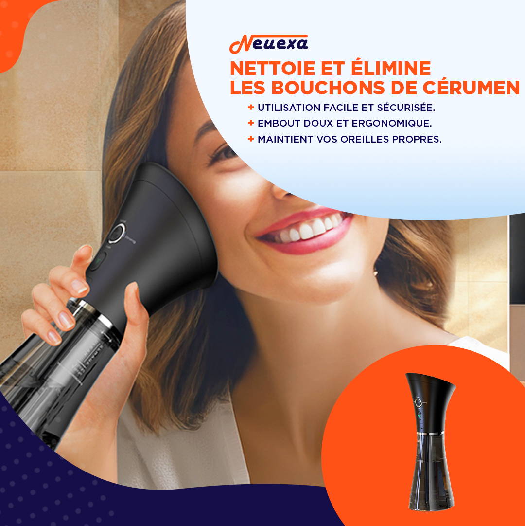 EarClean – Doux et efficace nettoyage auriculaire par jet d’eau