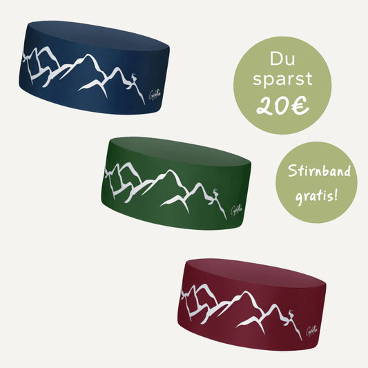 Elastisches Stirnband für Outdoor-Aktivitäten - 3 für 2 Stirnbänder