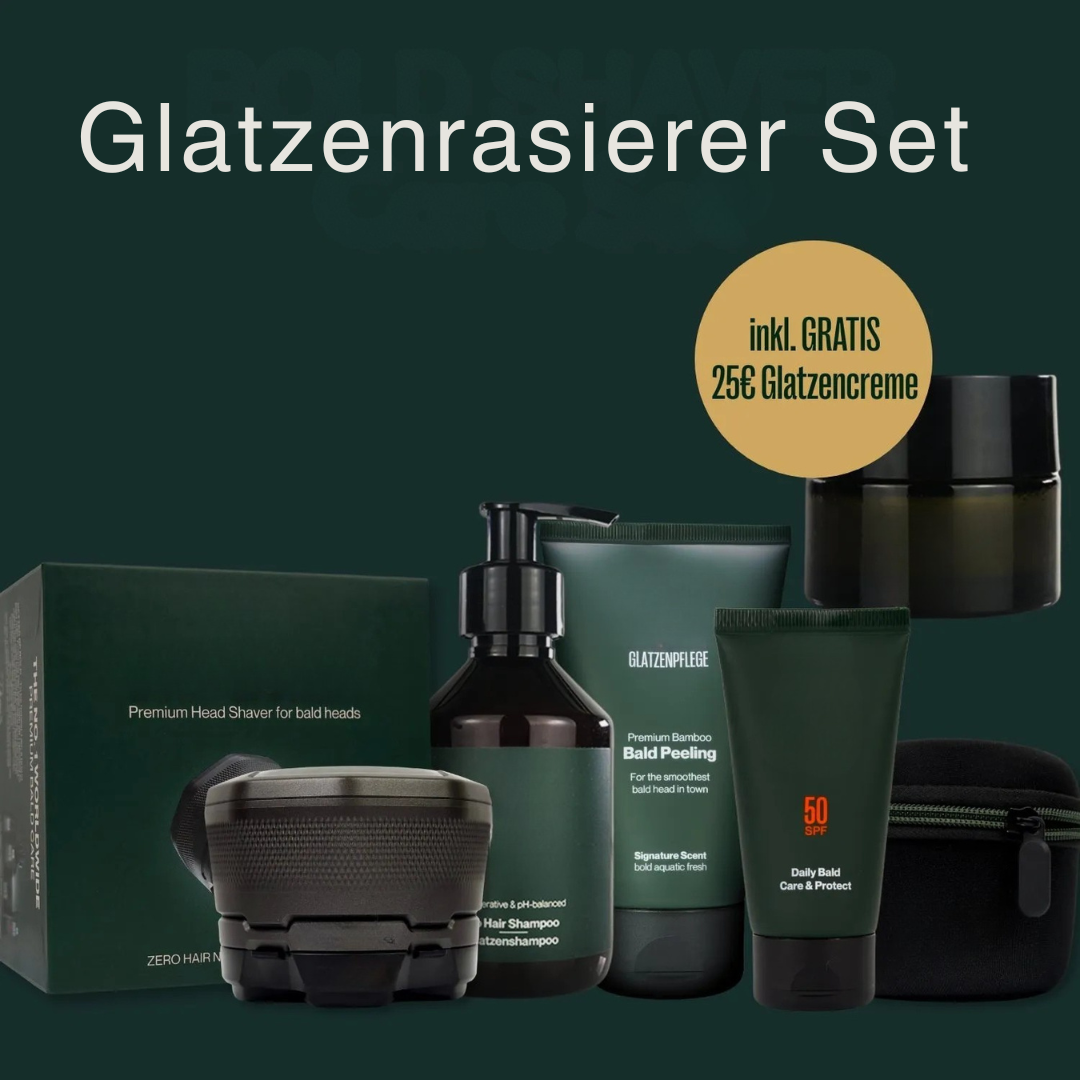 Glatzenrasierer Set