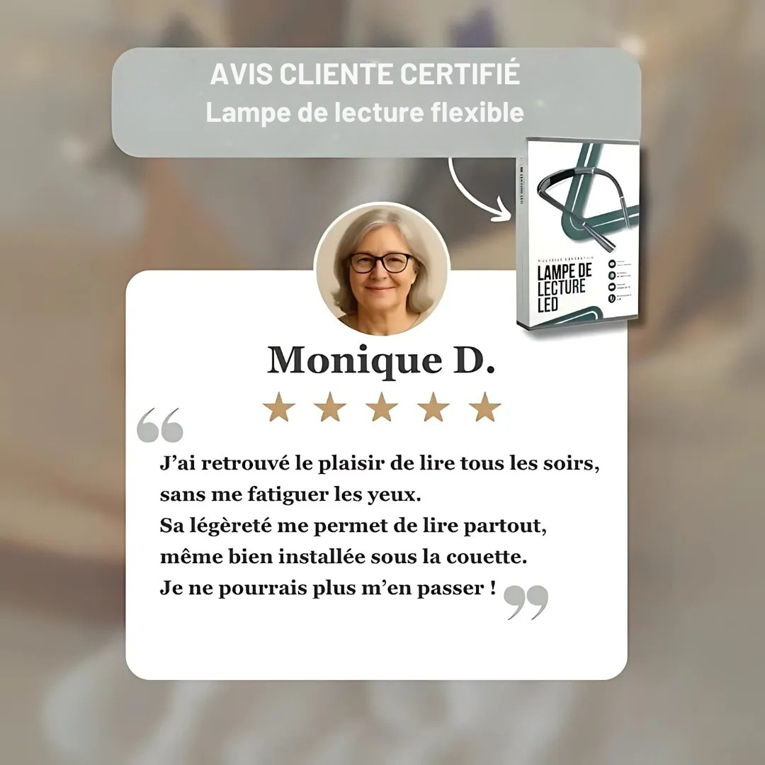 Lampe de lecture flexible