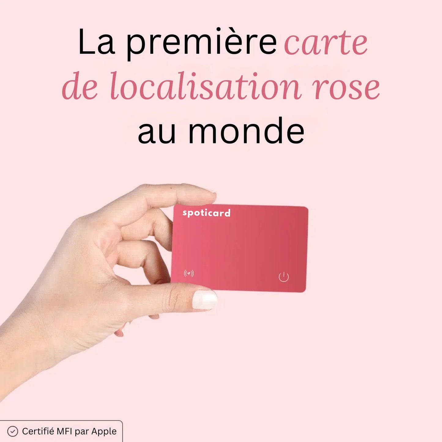 Carte de Suivi Ultra-Fine avec Apple Find My