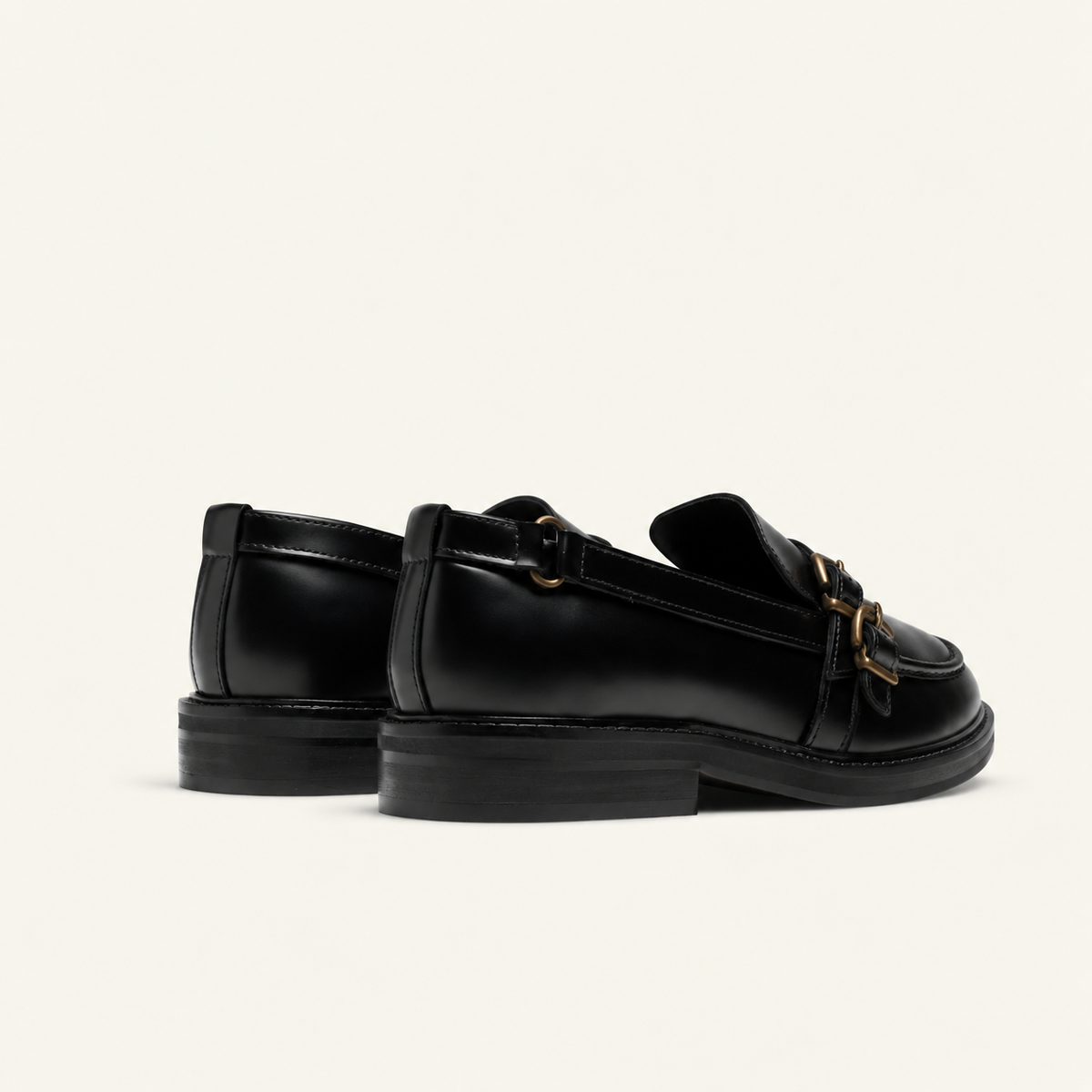 Mocassins Élégants en Cuir Noir