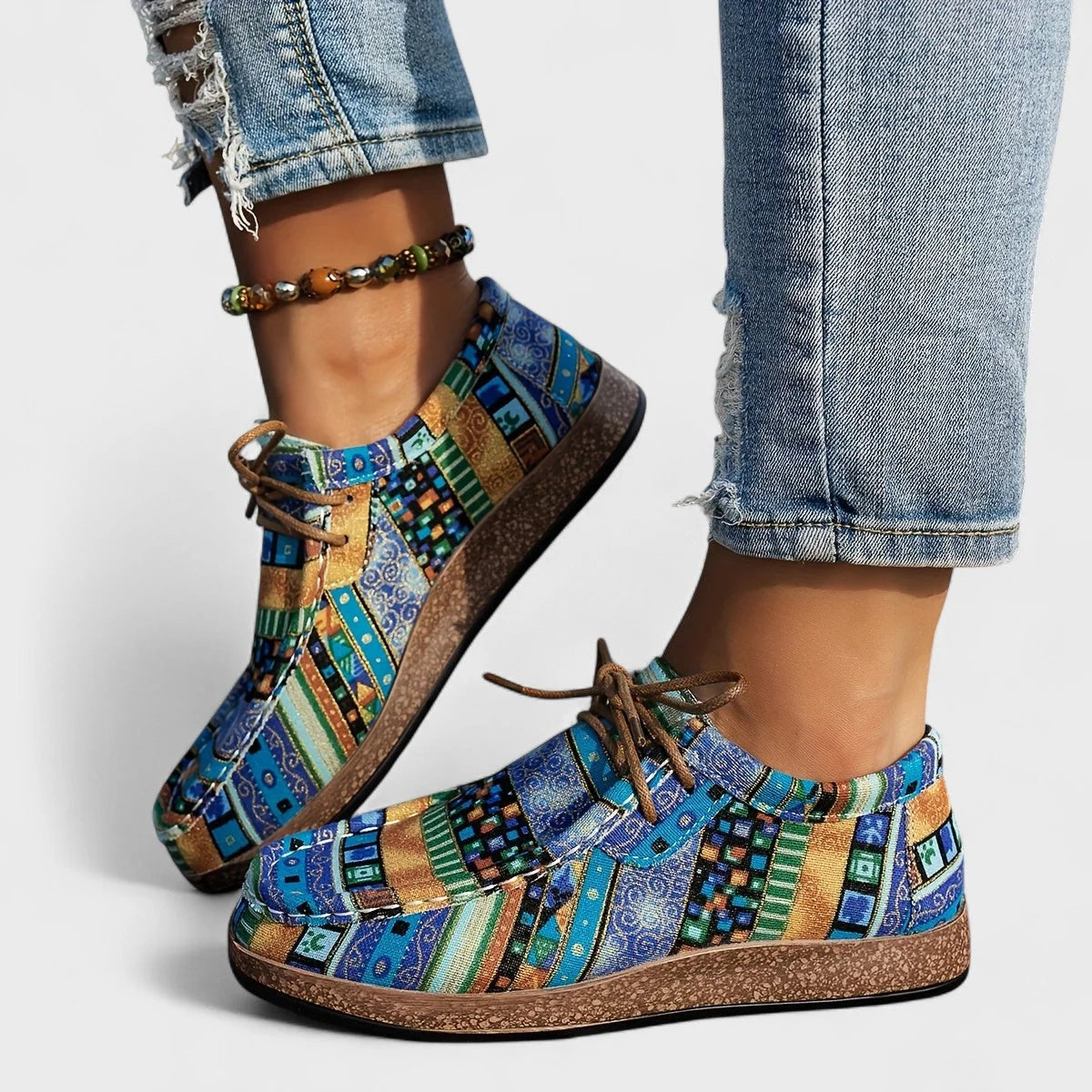 Farbenfrohe, bequeme Damen-Sneaker