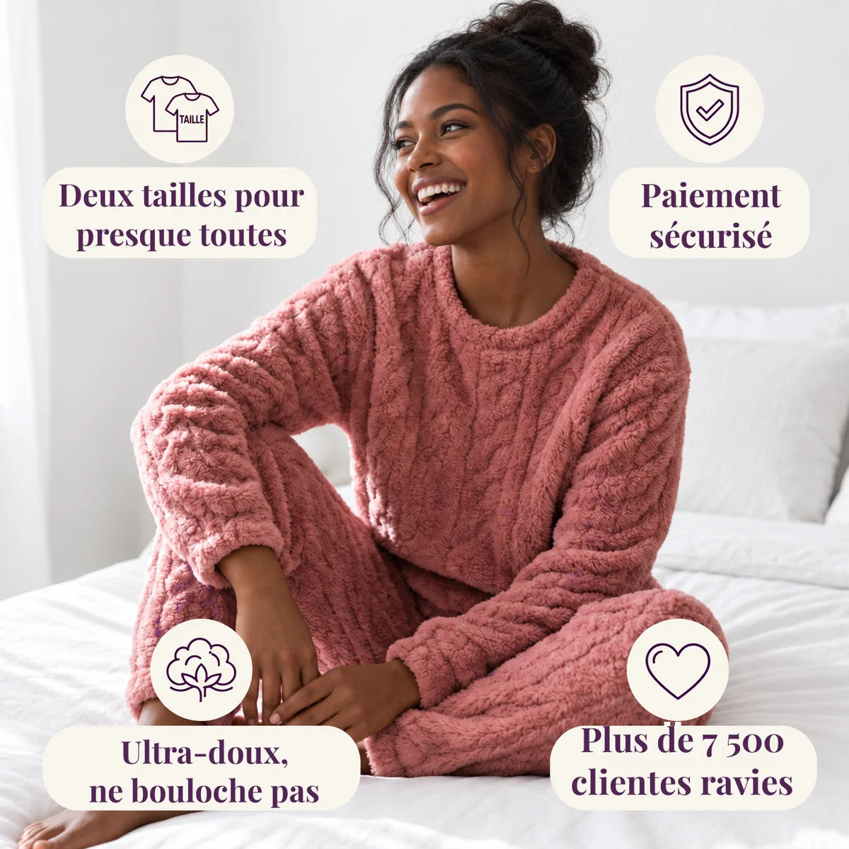 Ultraweiches Fleece-Set für Damen