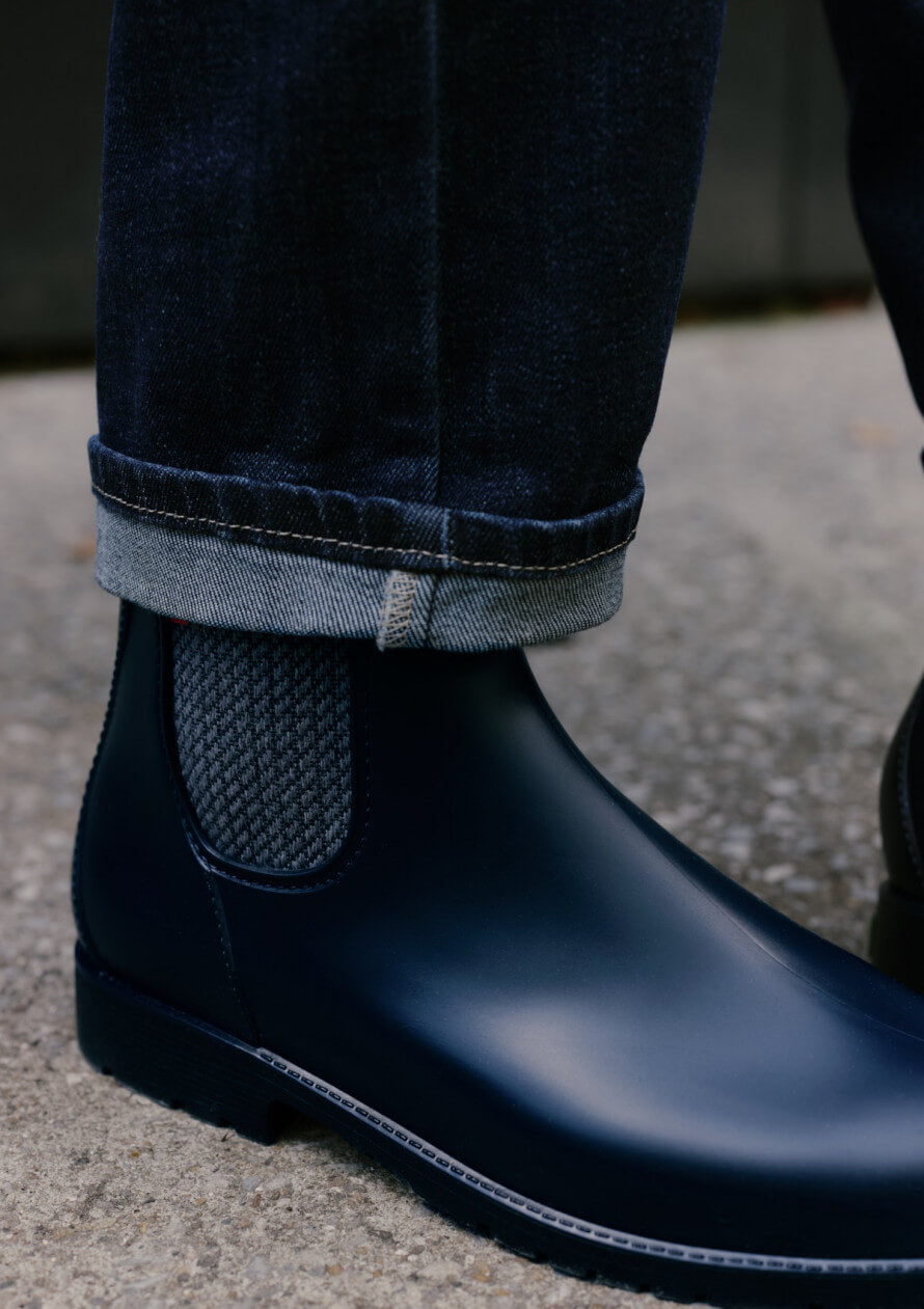 Bottes Chelsea Noires Imperméables