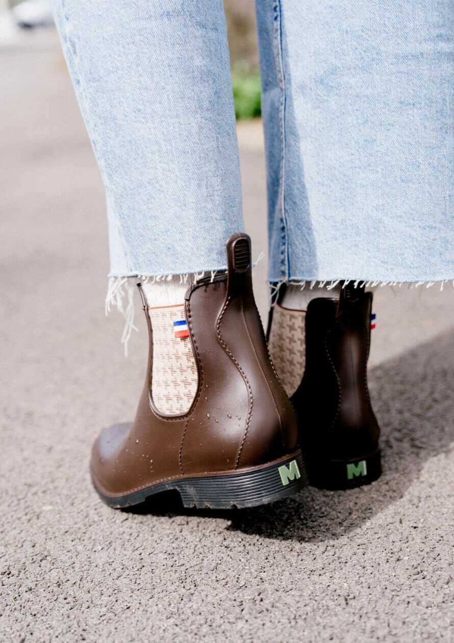 Bottes Chelsea Noires Imperméables