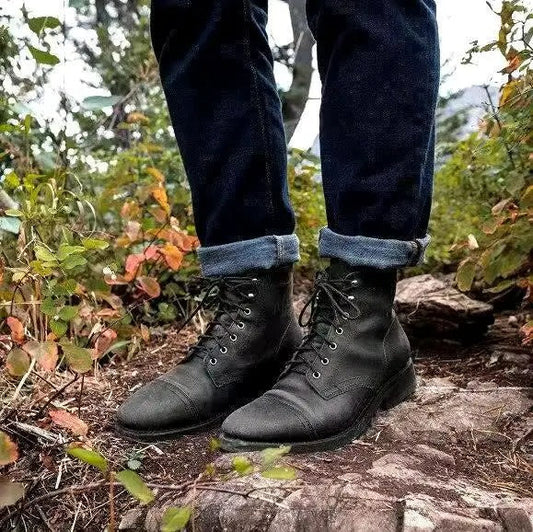Bottes en cuir pour homme style et confort intemporel