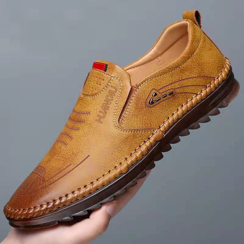 Chaussures homme cuir respirantes antidérapantes