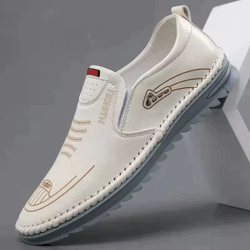 Chaussures homme cuir respirantes antidérapantes
