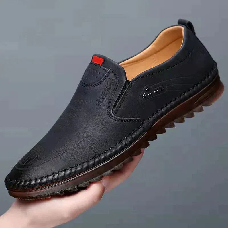 Chaussures homme cuir respirantes antidérapantes