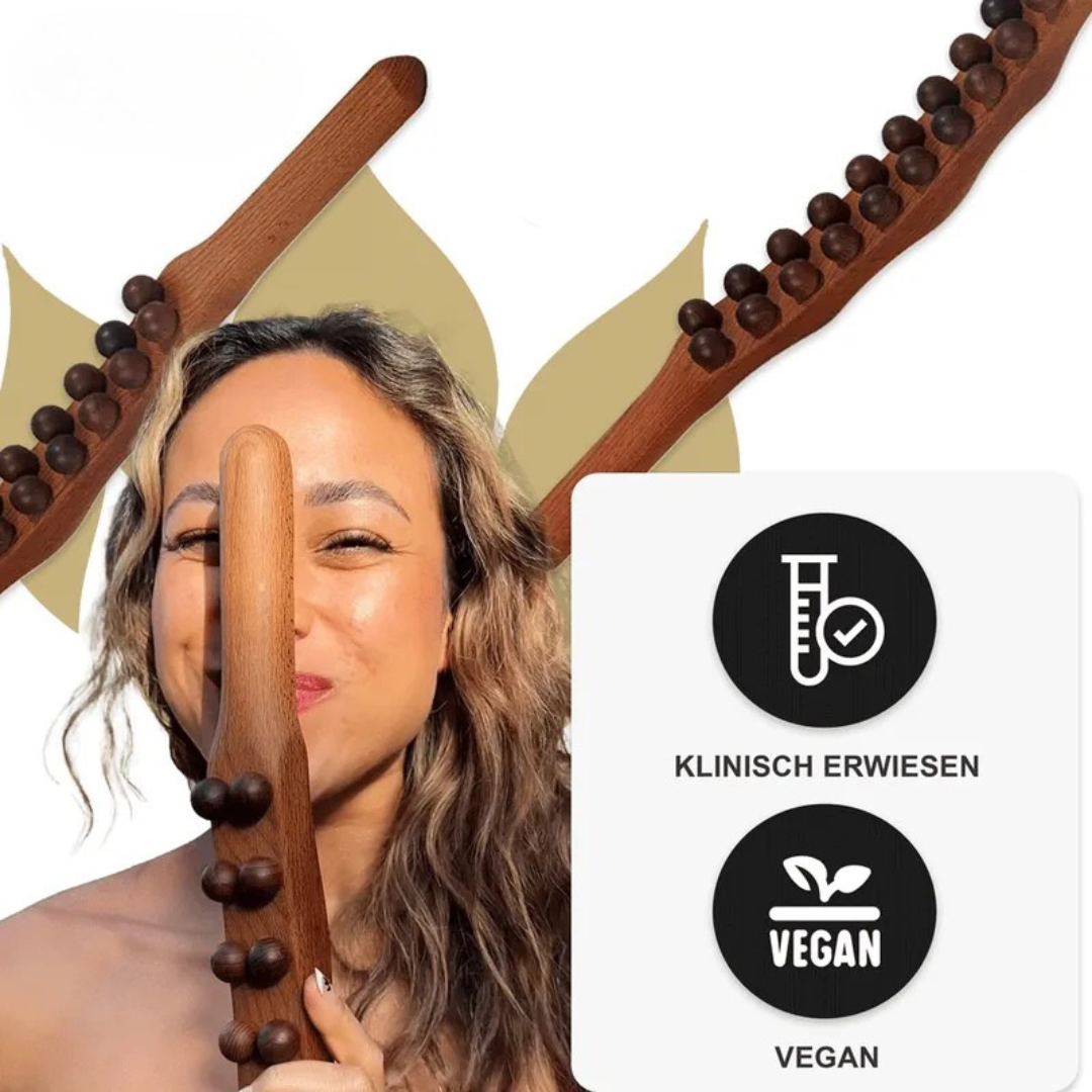 Holzstab zur Gua-Sha-Therapie