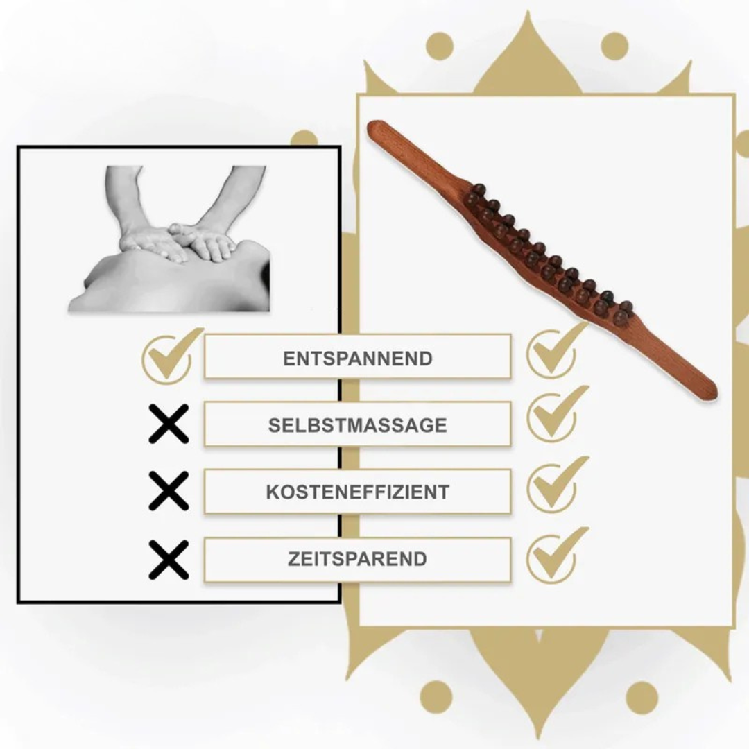 Holzstab zur Gua-Sha-Therapie