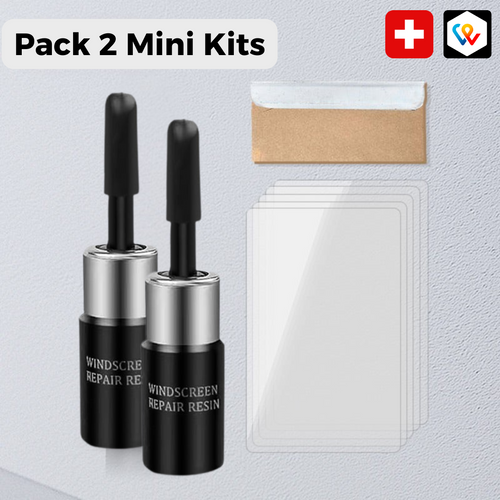 Pack 2 Mini Kits Réparation Pare-Brise