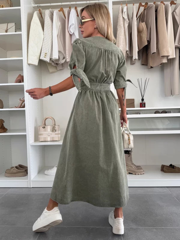 Ivanka | Strahlendes Denim-Kleid
