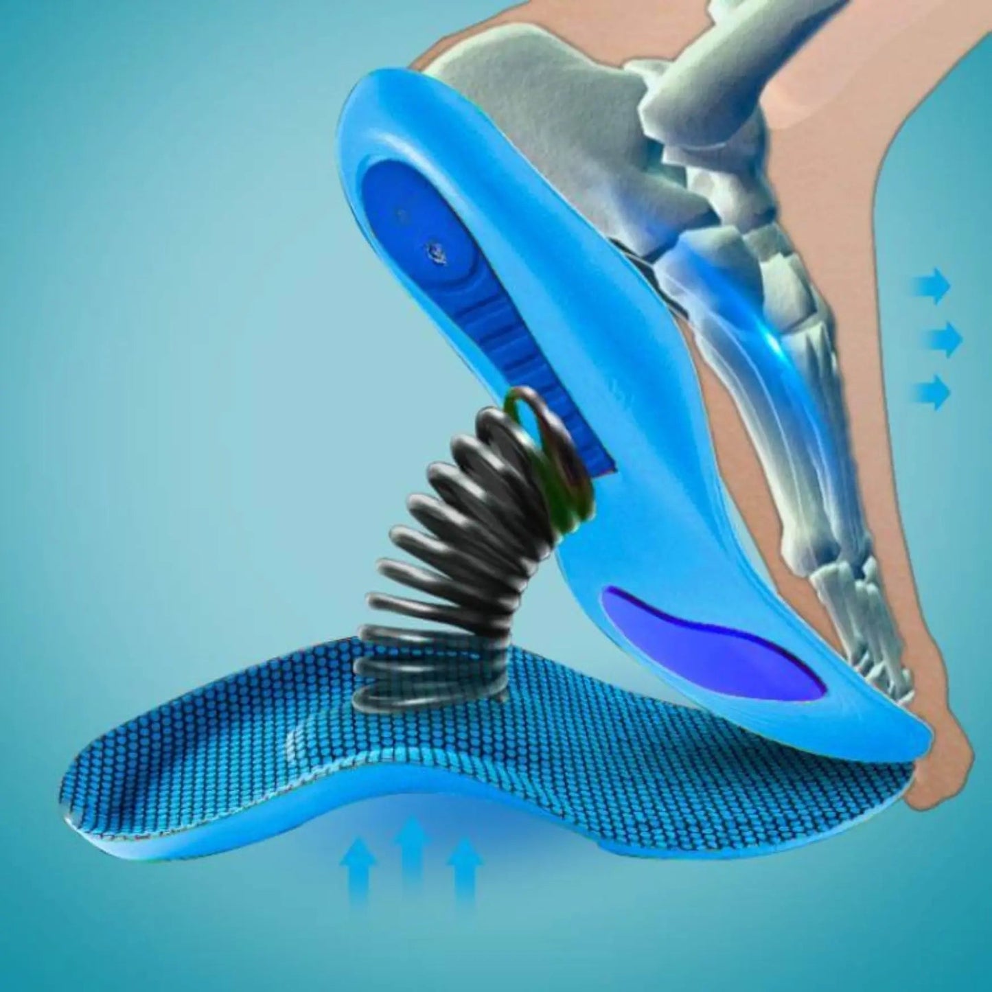 Semelles orthopédiques anti-douleur pour pieds sensibles