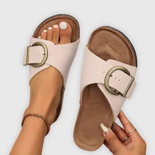 Sandales plates confort femme