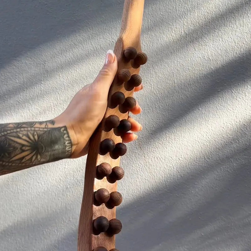 Holzstab zur Gua-Sha-Therapie