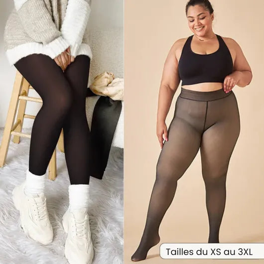 Collant thermique ultra-doux femme