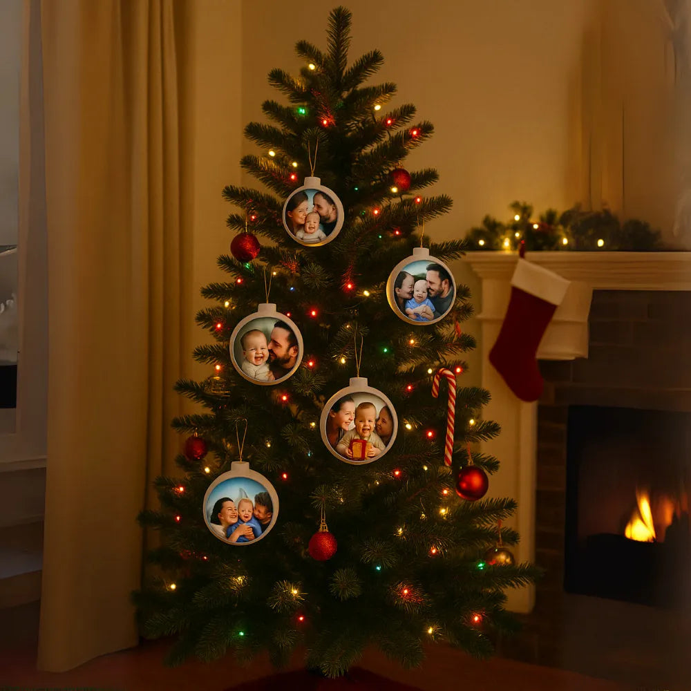 Boule Photo Personnalisée de Noël
